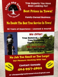 Cheap and Great Tree Services logo