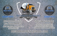 Logo for Ricardo Moreno Concrete