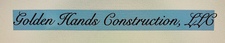 Logo for Golden Hands Construction, LLC