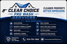 Logo for Clear Choice Pro Wash