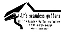 J.T's Seamless Gutters logo