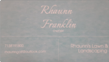 Logo for Rhaunn's Lawn & Landscaping