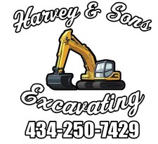 Logo for Harvey & Sons Excavating