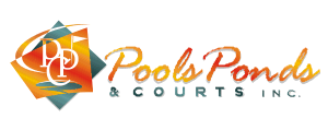 Pools, Ponds & Courts, Inc. logo