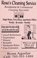 Rosa's Cleaning Service logo
