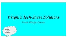 Logo for Wright's Tech Savee Solutions