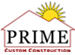 Prime Custom Construction logo