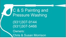 Logo for C & S Painting & Pressure Washing
