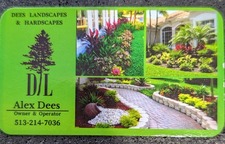 Logo for Dees landscapes and hardscapes