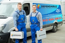 Logo for Dependable Restoration