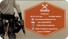 Avatar for Emilio-Unlicensed Contractor