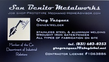 Avatar for San Benito Metalworks