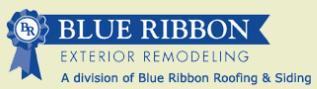 Blue Ribbon Roofing & Siding logo