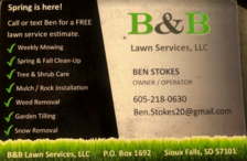 B&B Lawn Services, LLC logo