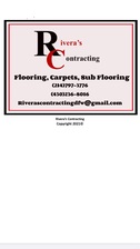 Rivera's Contracting logo