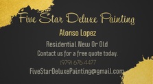 Logo for Five Star Deluxe Painting - Home Facebook