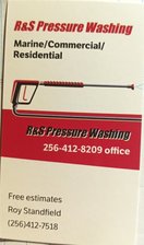 Logo for R&S Pressure Washing