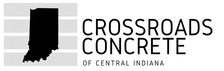 Crossroads Concrete of Central Indiana logo
