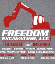 Logo for Freedom Excavating, LLC