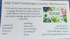 Logo for A&J Total Landscape Garden Maintenance - Home Facebook