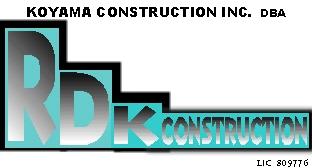 RDK Construction logo