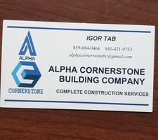 Alpha Cornerstone Building logo