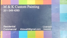 Logo for M&K Custom Painting
