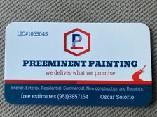Logo for Preeminent Painting