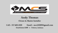 Midwest Concrete Solutions logo