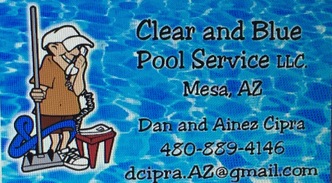 Clear and Blue Pool Service, LLC logo