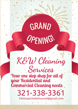 Logo for K&W Cleaning Service