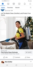 Logo for Paw July's Housekeeping