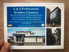 Logo for E&J Professional Window Cleaners, LLC