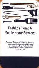 Castillo's Home & Mobile Home Services logo