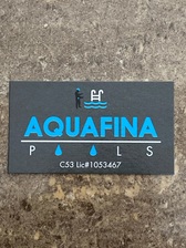 Aquafina Pools logo