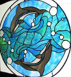 Ocean Stained Glass logo
