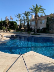M.E. Pool and Spa logo