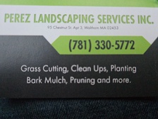 Logo for Perez Landscaping