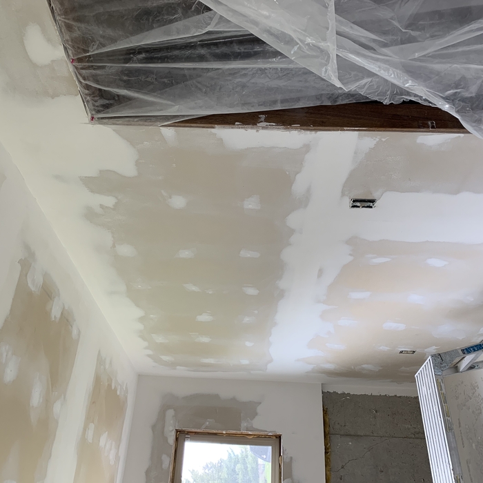 Finished walls for paint