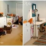 Reorganization of a craft room
