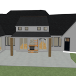 Sierra 1 Story: Rear Elevation 1958 sqft