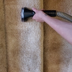 Carpet scrubbing steps
