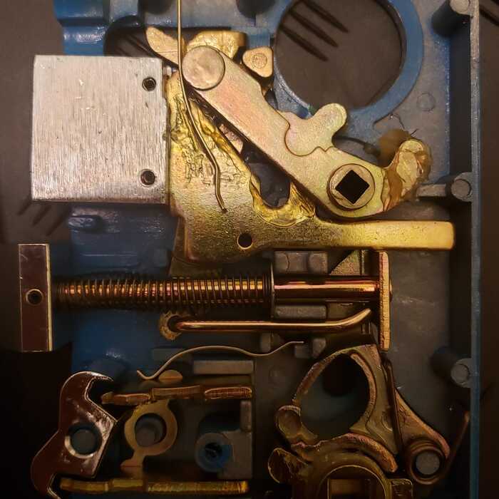 Mechanism close up