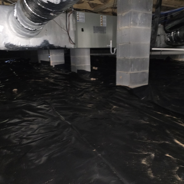 6 mil black vapor barrier
