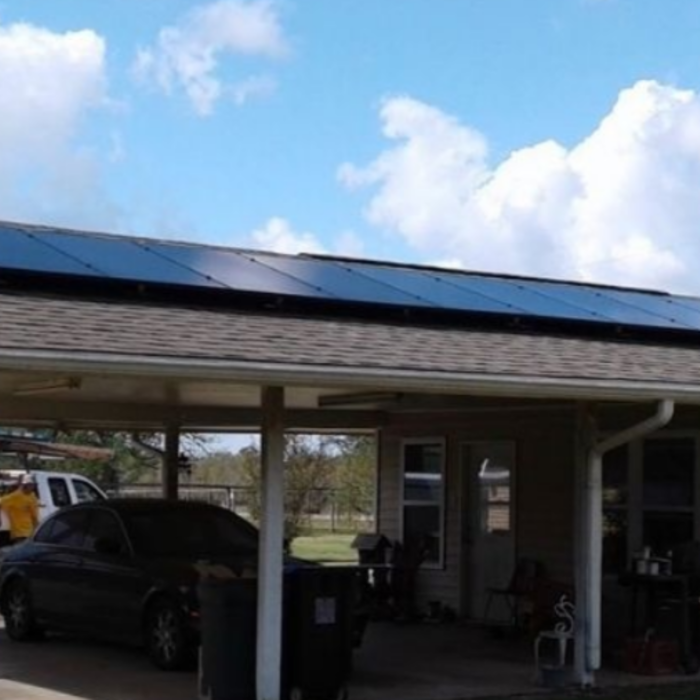 Finished solar install