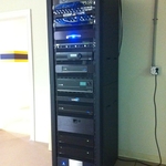 Brains of the house - the "rack"