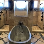 new tub install