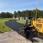 Asphalt driveway install