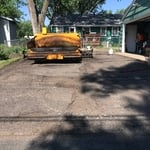 Asphalt resurface before