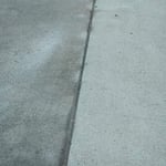 Before and after blasting